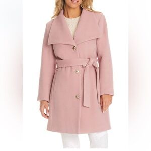 Pink Belted Coat